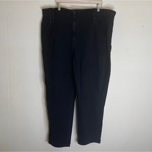 American eagle mom jeans paperbag high waist black washed jean plus size 24